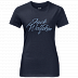 Футболка женская Jack Wolfskin Brand T W midnight blue
