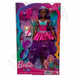 Кукла Barbie A Touch of Magic Brooklyn Робертс в мерцающем наряде (HLC31 HLC33)