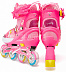 Роликовые коньки Sundays set pink PW-153B-5D Роликовые коньки Sundays set pink PW-153B-5D