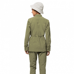 Куртка летняя женская Jack Wolfskin Lakeside Fieldjacket W khaki