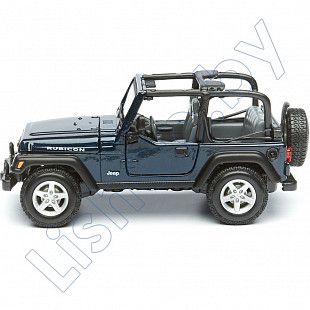 Машинка Maisto 1:27 Jeep Wrangler Rubicon (31245) blue