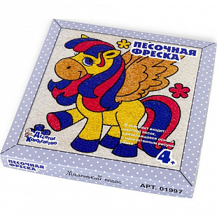 Песочная фреска Десятое Королевство Маленький пегас 01997