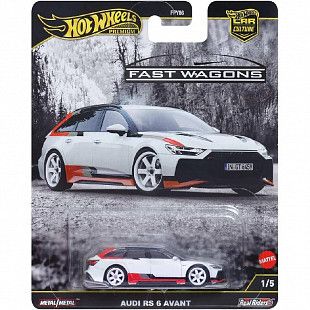 Машинка Hot Wheels Premium Audi RS 6 Avant (FPY86 JBK51)