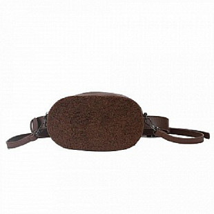 Сумка поясная Ors Oro PW-927 /7 dark brown