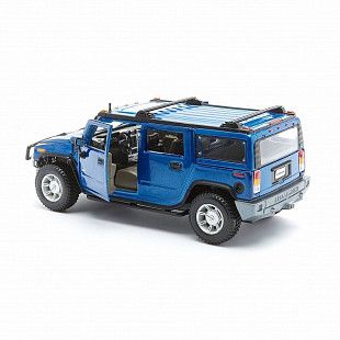 Масштабная модель автомобиля Maisto 1:27 Хаммер Н2 SUV (31231) blue