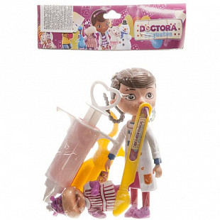 Игрушка пластмассовая Кукла доктор 89048A  3 вида