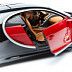 Машинка Bburago 1:18 Bugatti Chiron (18-11040) red/black