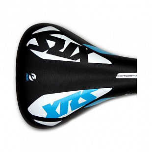 Велоседло DDK 1212A XRS black/white/blue