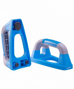 Упоры для отжиманий Starfit BA-303 Утюжки blue/grey
