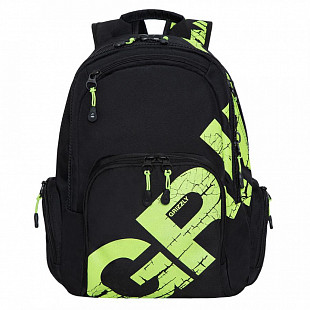 Рюкзак школьный GRIZZLY RU-423-12 /3 ligjt green