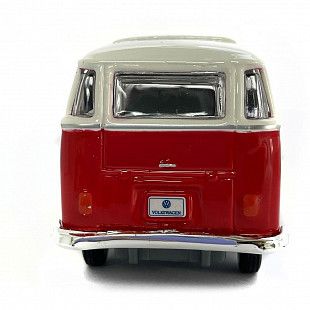 Машинка инерционная Maisto 1:40 Volkswagen Van Samba (21001) cream/red