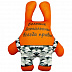 Мягкая игрушка Мнушки Заяц в камуфляже orange Аи10заяц09