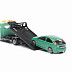 Масштабная модель автомобиля Bburago Street Fire Эвакуатор и Ford Focus ST 1:43 (18-31400) Black/Green