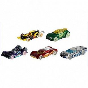 Набор машинок Hot Wheels HW Glow Wheels 5 шт. (1806 FKT66)
