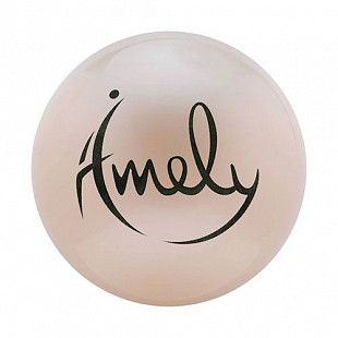Мяч для художественной гимнастики Amely AGB-301 15 см pearl