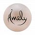 Мяч для художественной гимнастики Amely AGB-301 15 см pearl