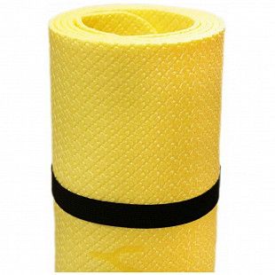 Гимнастический коврик для йоги, фитнеса Isolon Yoga Asana (1800х600х4мм) yellow