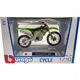 Мотоцикл Bburago 1:18 Kawasaki KX 450F (18-51000/18-51045)
