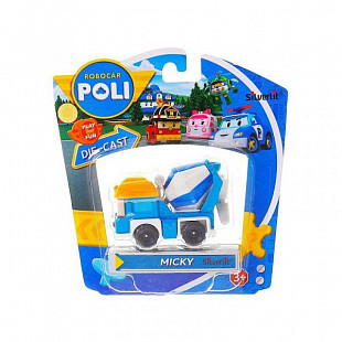 Игрушка Robocar Poli Майки металлическая машинка 6 см 83256