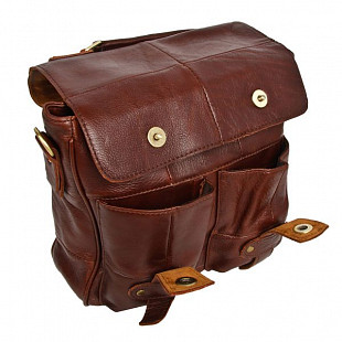 Мужская сумка Pola 5221 dark brown