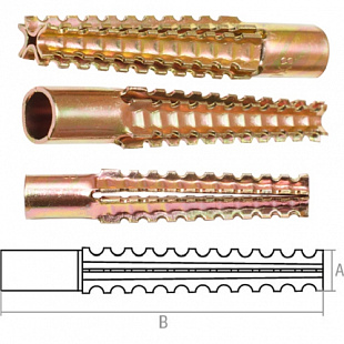 Дюбель для газосиликатных блоков Starfix 8х6 см Mud SMC3-39282-100