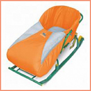 Матрасик на ножки для санок Nika CC-3 orange