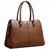 Женская сумка из кожи Pola 9034 brown