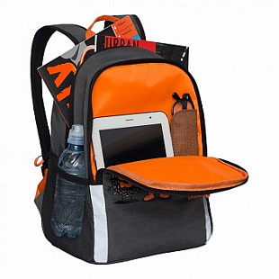 Рюкзак школьный GRIZZLY RB-051-4 /3 grey