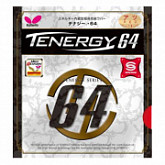 На картинке изображен Накладка для ракеток Butterfly Tenergy 64 red Накладка для ракеток Butterfly Tenergy 64 red
