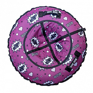 Тюбинг RT WOW 118 см + автокамера purple