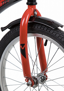 Велосипед Novatrack Strike 18" (2020) 183STRIKE.BKR20 black/red