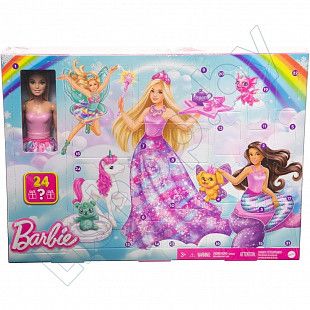 Игровой набор Адвент-календарь Barbie Dreamtopia Fairytale (HGM66)