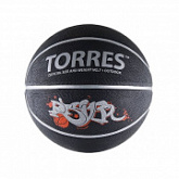 Мяч баскетбольный Torres Prayer р.7 B00057 black/silver/red