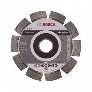 Алмазный круг 125х22,23 мм абразив Expert Bosch 2608602607