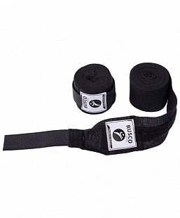 Бинт боксерский Rusco 2,5 м black