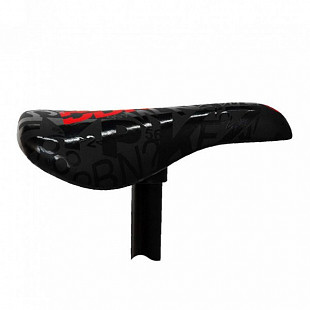 Велоседло DDK FIX-2 C17 black/black/red