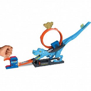 Трек Hot Wheels City Fall T-Rex (HKX42)