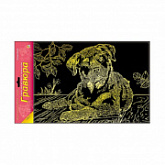 Набор для творчества Рыжий Кот Гравюра А4 Ротвейлер Г-6146