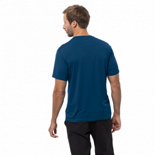 Футболка мужская Jack Wolfskin Crosstrail T Men poseidon blue