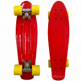 Penny board (пенни борд) EcoBalance Cruiser Board Red-Yellow
