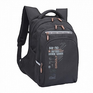 Рюкзак школьный GRIZZLY RB-050-1 /1 black