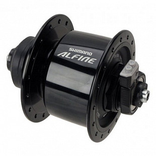 Втулка динамо Shimano Alfine S501 6V-3W, QR, Centre Lock EDHS501BL