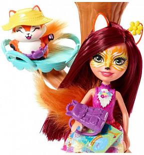 Игровой набор Enchantimals Качели Фелисити Лис FRH44 FRH45