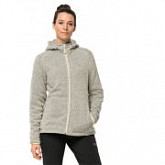 Джемпер женский Jack Wolfskin Lakeland Jacket Women white sand