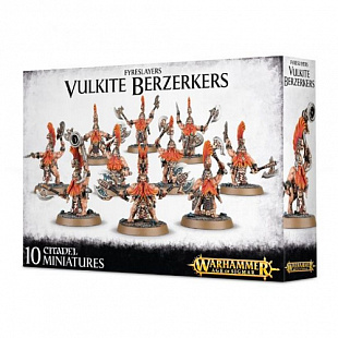 Миниатюры Games Workshop Warhammer: Fyreslayers Vulkite Berzerkers 84-25