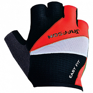 Велоперчатки Jaffson SCG 46-0206 black/red/white