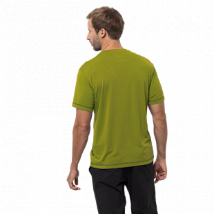 Футболка мужская Jack Wolfskin Crosstrail T Men eucalyptus green