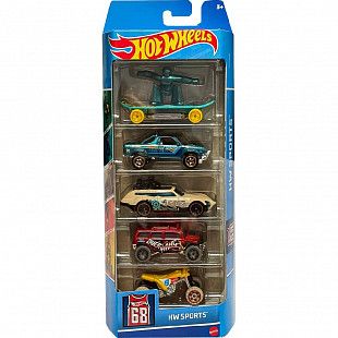 Набор машинок Hot Wheels HW Sports 5 шт. (1806 HFV78)