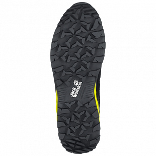 Водонепроницаемые кроссовки мужские Jack Wolfskin Cascade Hike Xt Texapore Mid M black / lime