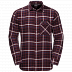 Рубашка мужская Jack Wolfskin Fraser Island Shirt port wine checks